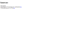Tablet Screenshot of kunst.no