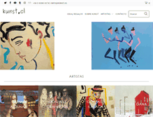Tablet Screenshot of kunst.cl